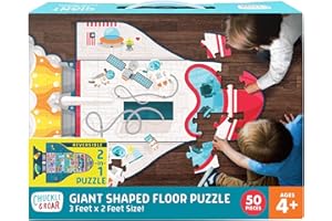 Chuckle & Roar Educational 50 PC Floor Puzzle Spaceship Edition