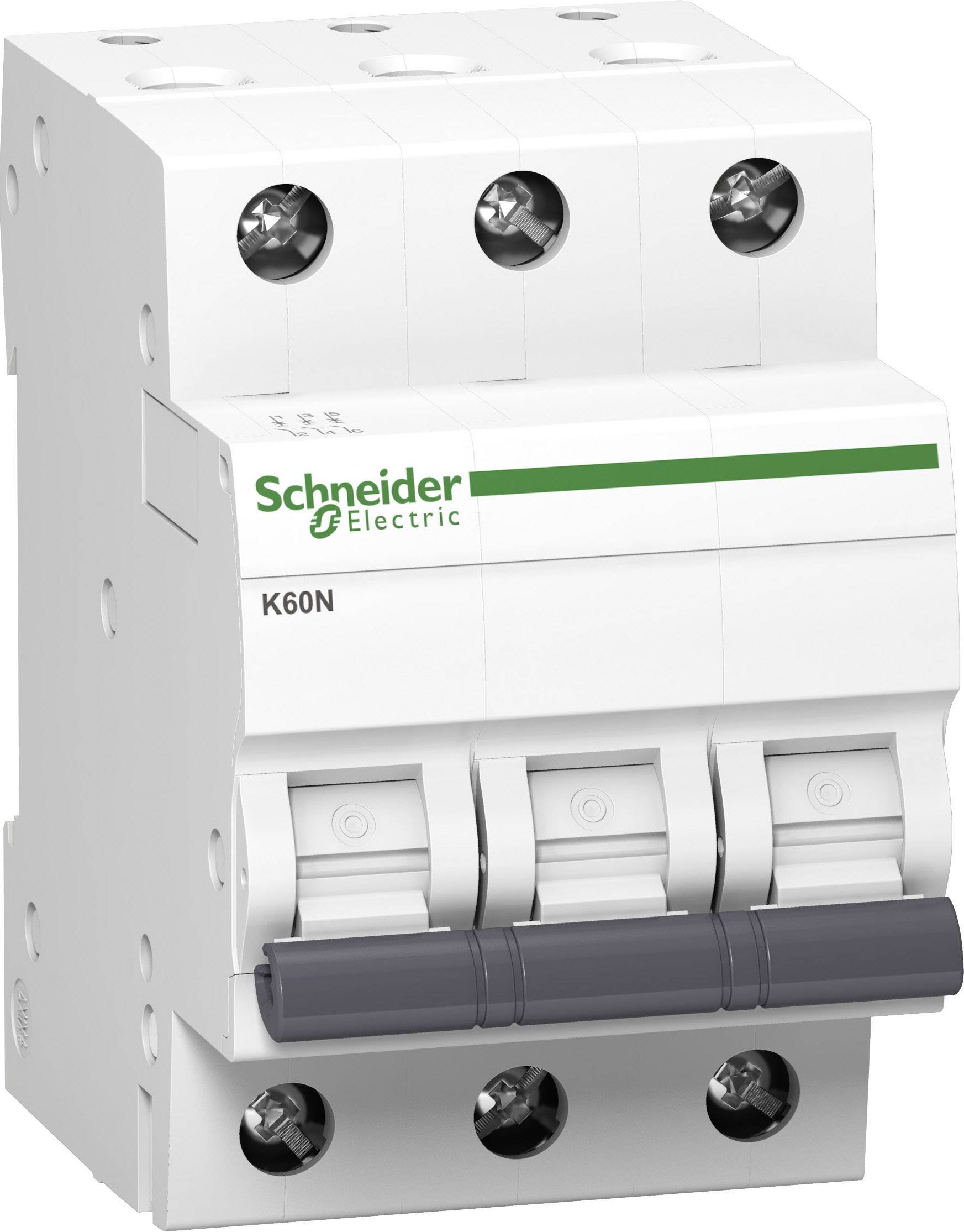 Schneider A9K02320 Circuit Breaker K60N 3P, 20A, C Characteristics, 6kA
