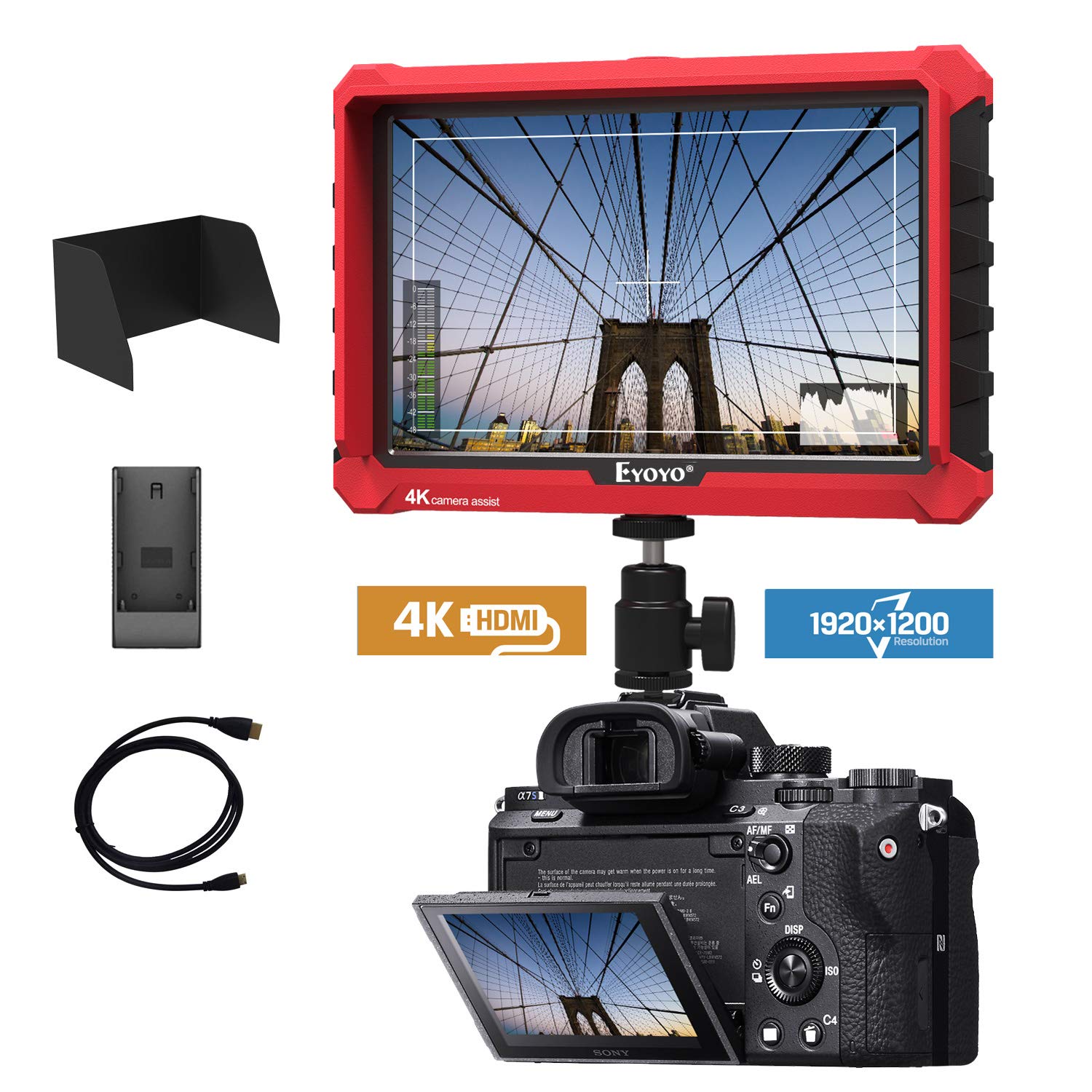 Camera Field DSLR Monitor 1920x1200 IPS 