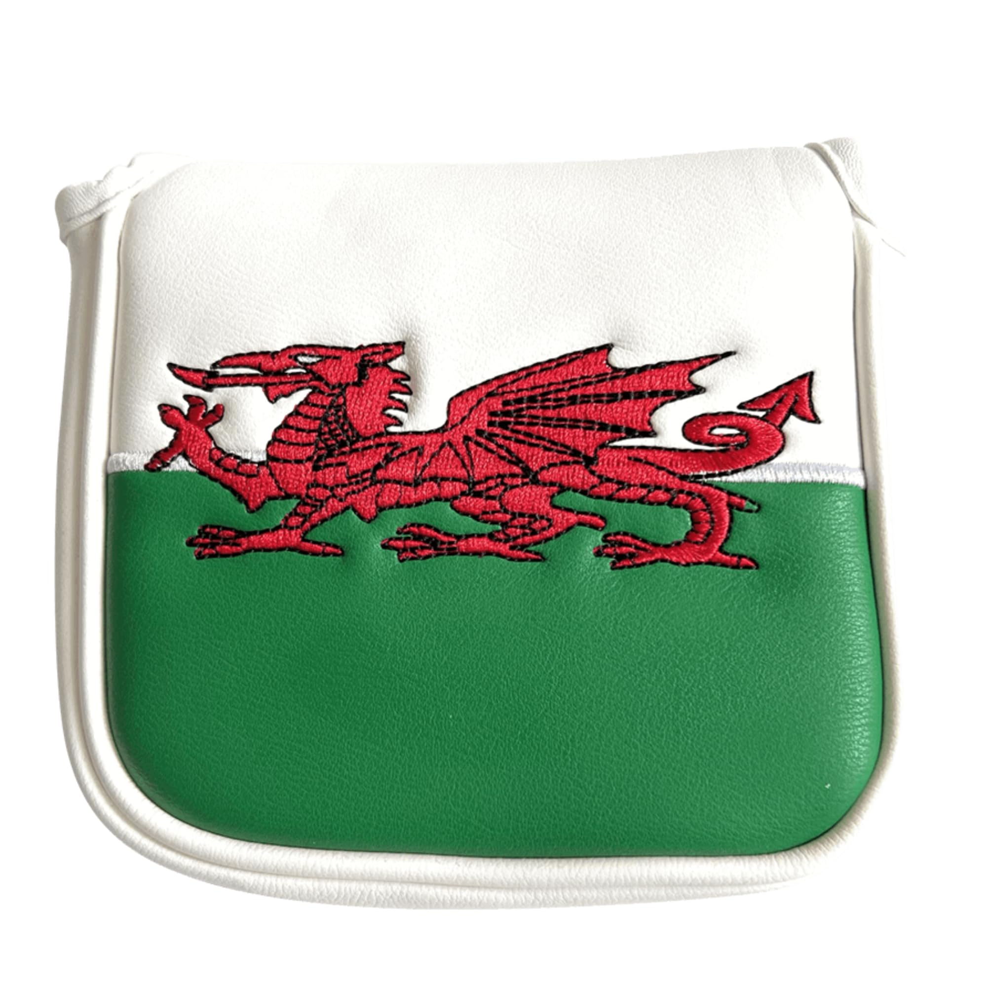 Caddy Club Golf Headcovers – Wales Mallet Putter Cover – Golf Gift – Fits All Major Brands – Classic Football Club Designs – Premium Stitching, Durable Lining – Multiple Designs