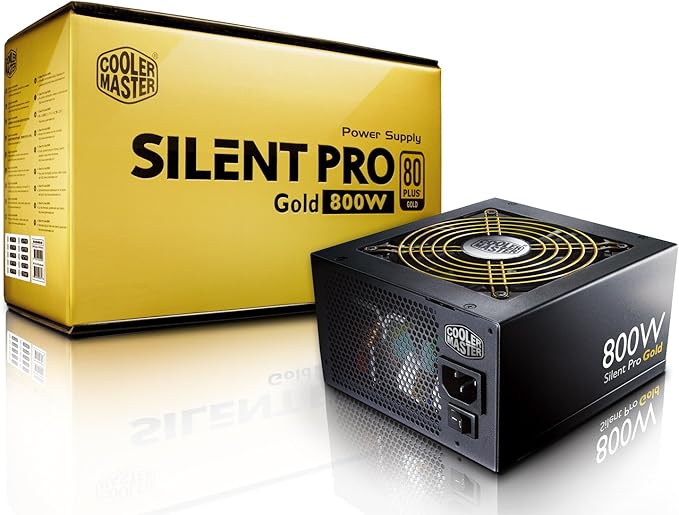 Cooler Master Silent Pro Gold800W 80 Plus Gold Power Supply with