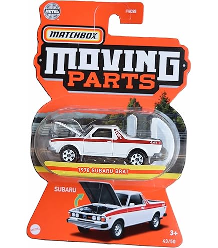 Amazon.com: Matchbox 1978 Subaru Brat, Moving Parts 44/54 70 Years