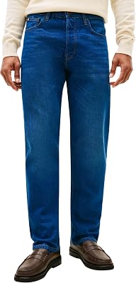 Vaqueros Hombre Regular Dover OLY Blue Straight Fit, Azul (OLY Blue), 38W/34L