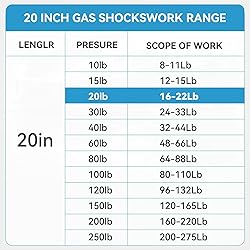 FILFom C1615037 20 inch Gas Prop Struts Spring