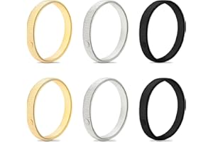 Motroce 6 Pcs Sleeve Garters, Anti-Slip Elastic Shirt Sleeve Holders, Metal Armbands Sleeve Garters for Men Women, For Long Sleeve Shirts Solve Arm Cuffs Repeated Falling(3 Colors)