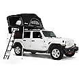 ILANDER Rooftop Tent Hard Shell,Roof Top Tent Camping for SUV Van Jeep Truck, Lightweight Foldable Car Rooftop Tent with Ladder, Waterproof and UV-Resistant Overland Roof Tents for 2-3 Person,1.4M