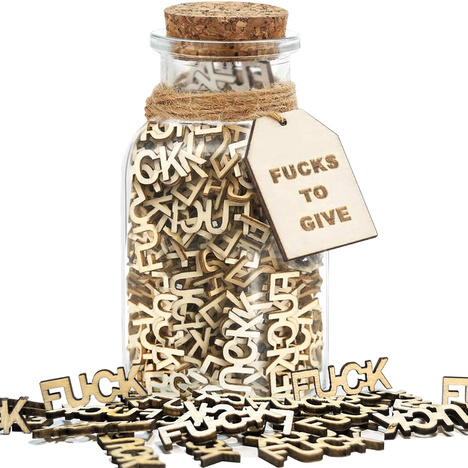 Photo 1 of Fuck Jar 5oz Gift Jar of Fucks to Give Jar, Funny Gag Gifts for Women Men Adults Birthday Anniversary Christmas Stocking Stuffers, Valentines Day Couples Gifts for Him Her Boyfriend Girlfriend Friends