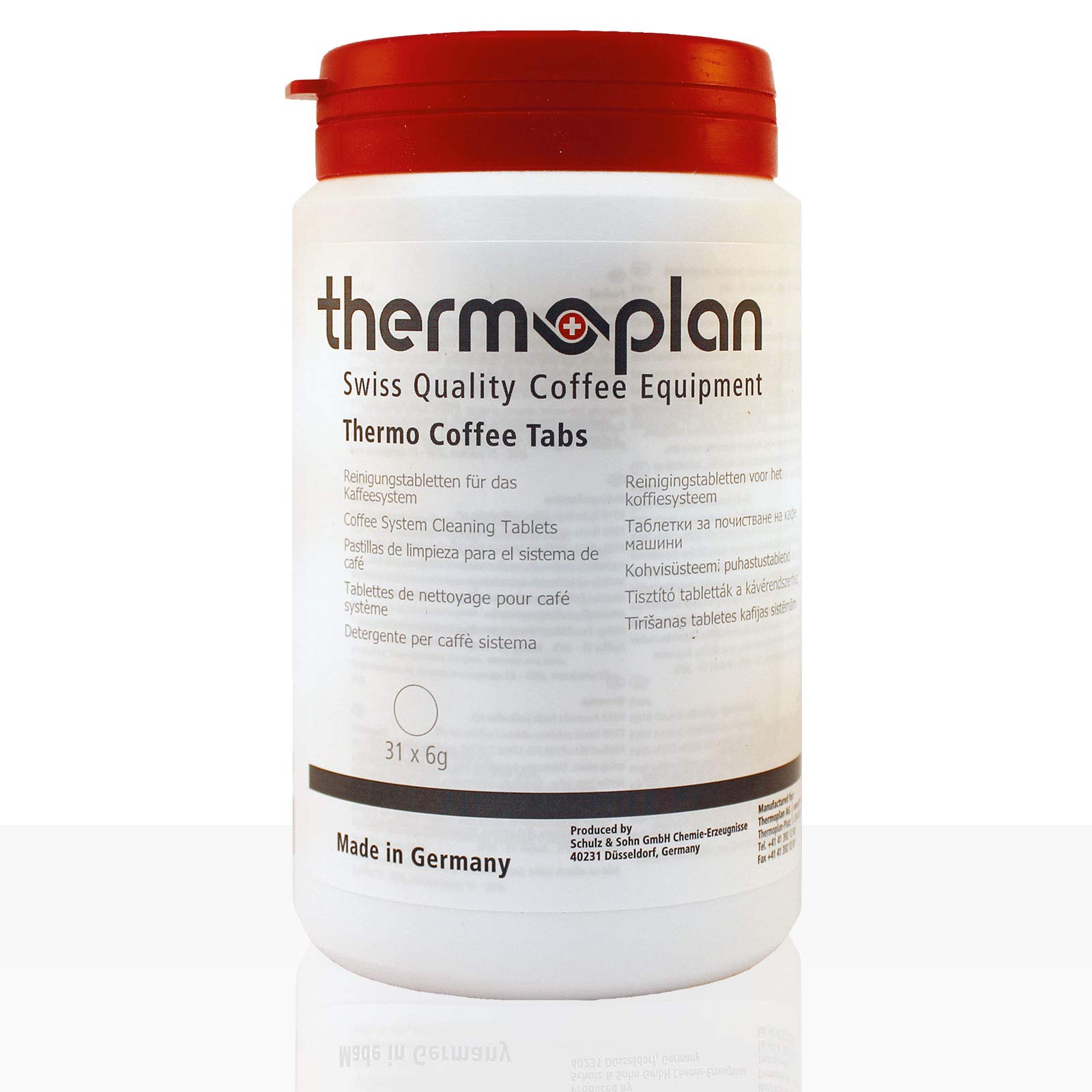 Thermoplan Coffee Tabs 31 x 6g for Black & White BW 4 and 4c