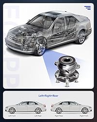 ECCPP Replacement for Pair of 2 New Complete Rear