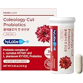 FOODOLOGY Coleology Cut Probiotics for Bloating Relief 30 Capsules | Probiotics for Weight Management &amp; Immune Support, Gut Health Fiber Supplement with Prebiotics &amp; Digestive Enzymes, 0.45oz