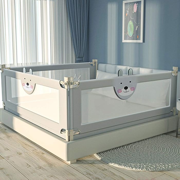 Buy RDHOME 47" Bed Rails for Toddlers Vertical Lifting Bed Guardrail