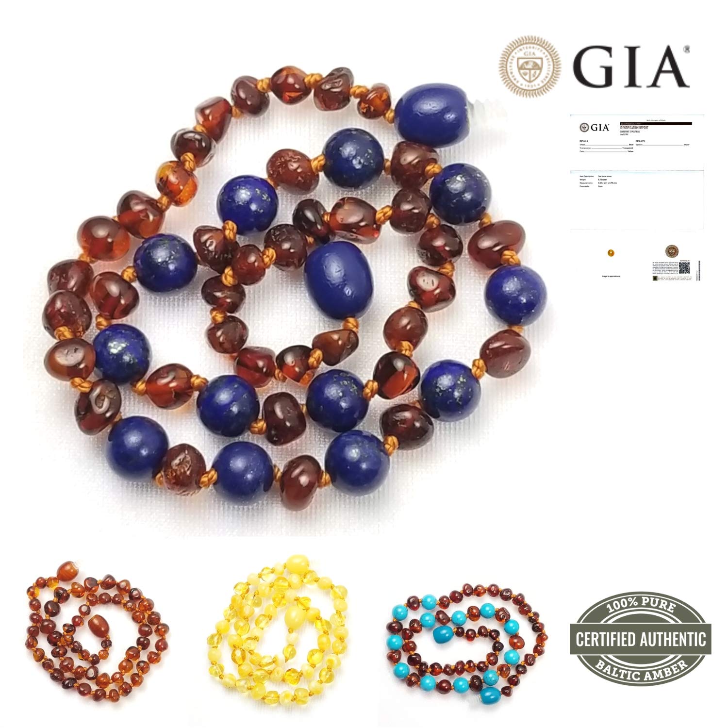 Toys Games Baltic Amber Teething Necklace Bracelet For Babies Gia Certified 100 Pure Baltic Amber No More Gels Tablets Natural Remedy For Teething Oral Relief Lemon Milk Combo