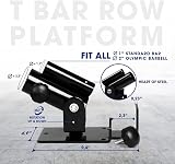 Yes4All JRXV Deluxe T-Bar Row Platform 360° Swivel Fits 2.5cm & 5cm Bars view 3