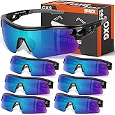 OXG 6 Pack Safety Glasses for Men Women, ANSI Z87.1 Work Glasses Anti Scratch Protective Eyewear with UV400 Protection