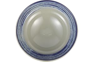 TOYANDONA 7-inch Melamine Ramen Bowl Japanese Style Restaurant Soup Bowl Large Household Noodle in Smoke Blue