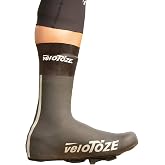 veloToze Neoprene Shoe Cover (Waterproof Cuff Included) - for Cleated Cycling Shoes - Waterproof, Windproof Neoprene Overshoes for Bike Rides in Cold Winter or Rainy Spring Weather - for Men and Women