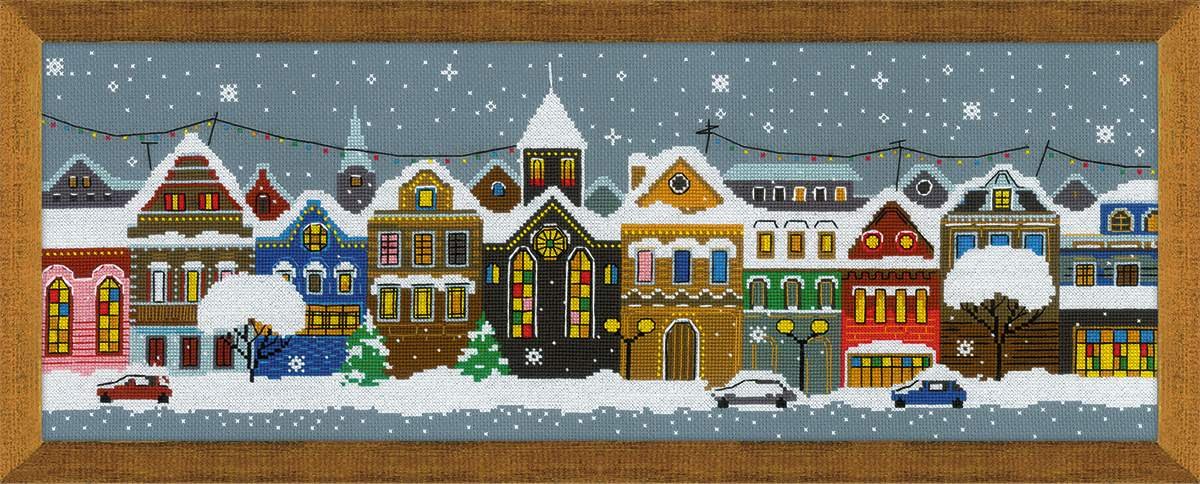 RIOLIS Cross Stitch Kit - 1683 - Christmas City
