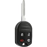 Car Key Fob Keyless Entry Remote fits Ford, Lincoln, Mercury, Mazda (CWTWB1U793 4-btn) - Guaranteed to Program