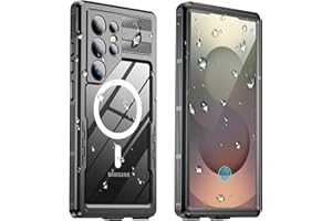 Haireca for Samsung Galaxy S25 Ultra Waterproof Case, [Fit for Magsafe] [IP68 Water Proof] [Built-in Screen Protector], Magne