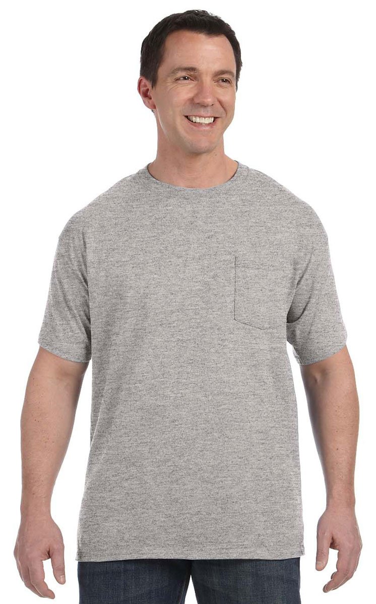 Hanes TAGLESS® Pocket T-Shirt