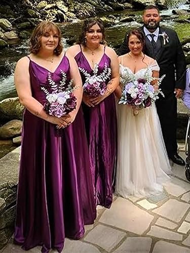 Lindo Novia Wisteria Satin Bridesmaid Dresses for Wedding