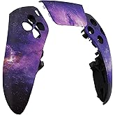 eXtremeRate Left Right Front Top Shell with Touchpad Compatible with ps5 Edge Controller, Nebula Galaxy DIY Replacement Faceplate Shell Custom Touch Pad Cover Compatible with ps5 Edge Controller
