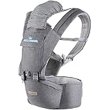 Porte-bébé Eccomum Multifonction porte-bébé (position M rgonomique) pour bébé 3-36 mois, 6 façons de transporter, toutes les 