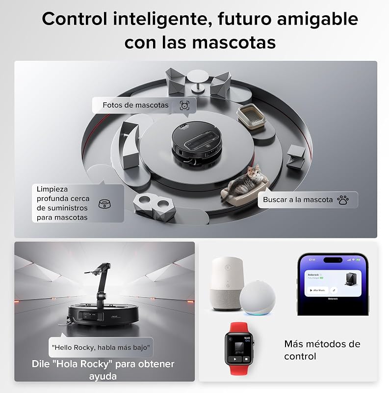 Saros Z70 Robot Aspirador, Negro