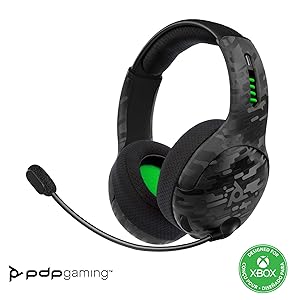 PDP Gaming LVL50 Wireless Stereo Headset: Black Camo - Xbox One