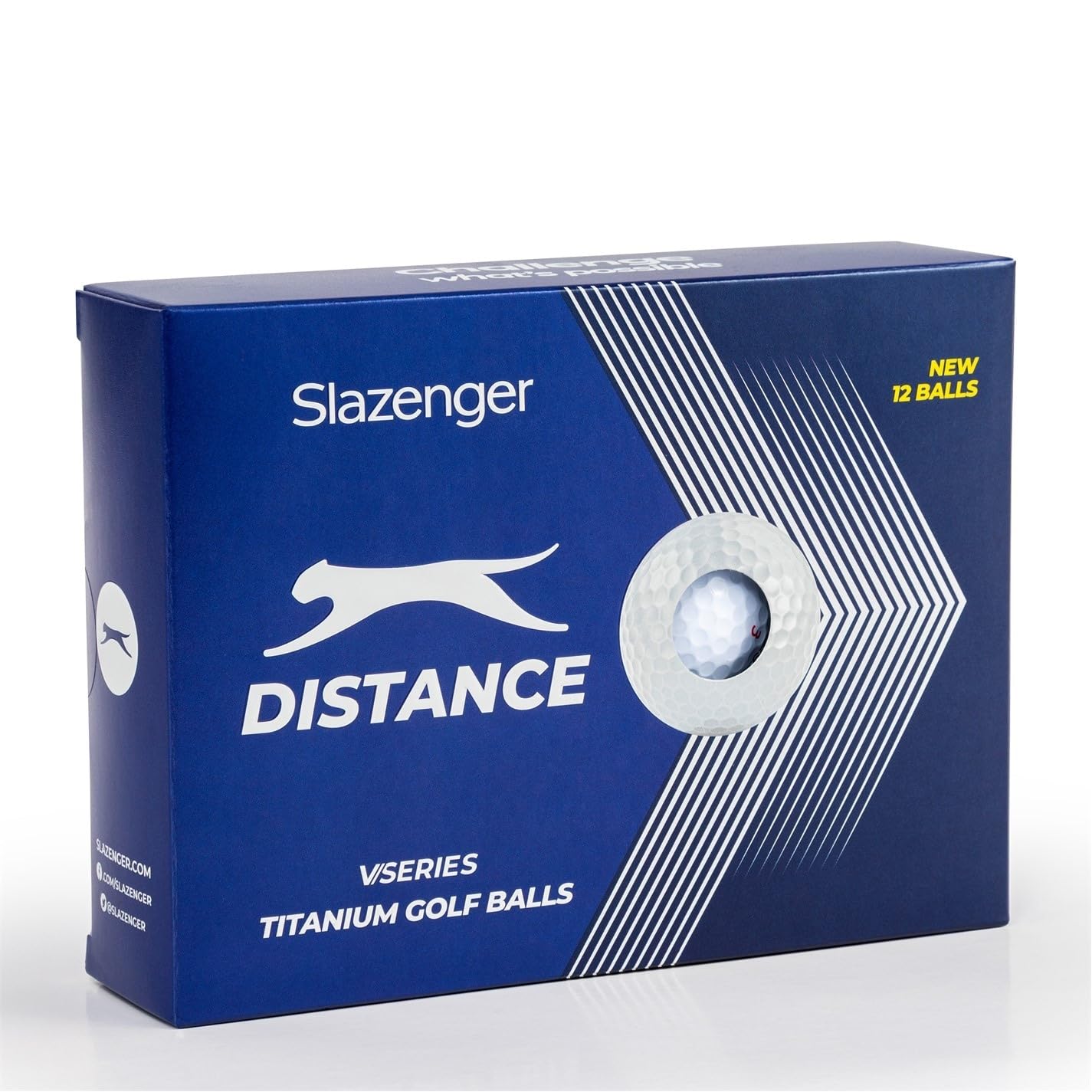 Slazenger Distance Golf Ball 12 Pack White One Size