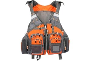 Personal Floating Device Adult,Outdoor Breathable Padded Fishing Vest,Jacket Swimming Sailing Waistcoat Utility Vest Floatati