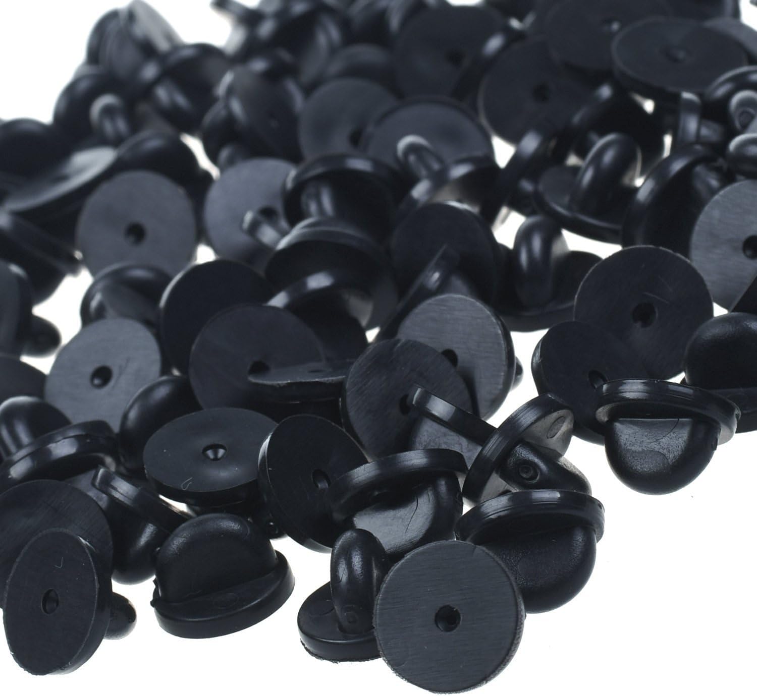 200pcs PVC Rubber Pin Backs/ Pin Keepers for Tie Tack