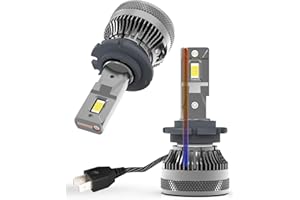 CHOPDARK D2H LED Bulbs 110W 30000Lm Super Bright 12V 6500K Cool White Built-in Fan and Thermally Conductive Copper Tube Fog Lamp 2pcs