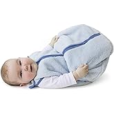 Baby Deedee Sleep nest Teddy Baby Sleeping Bag Sack for Boys and Girls Infants and Newborns, Soft Blue, Medium (6-18 Month)
