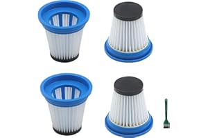 EZ SPARES 4 Pack 520280 HEPA Replacement Filter Compatible with Kenmore DS1030 & DS1020 Cordless Stick Vacuum Lightweight Han