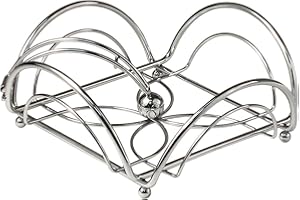 Spectrum Diversified Flower Flat Napkin Holder, Chrome