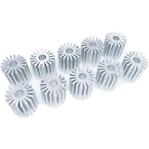 10pcs OD 20 x H 21mm 1W Watt LED Aluminium Heatsink Long Round Cooling