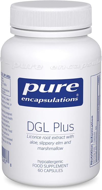 Pure Encapsulations DGL Plus Licorice Root Extract 60 Capsules