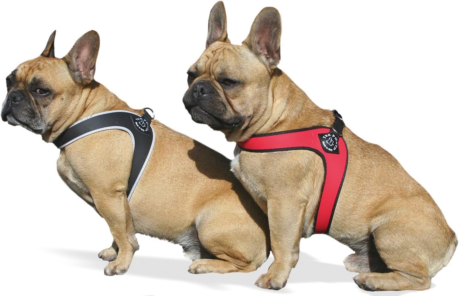Tre PontiUSA Liberta Small Red Dog Harness, Optimal Freedom of Movement, Lightweight