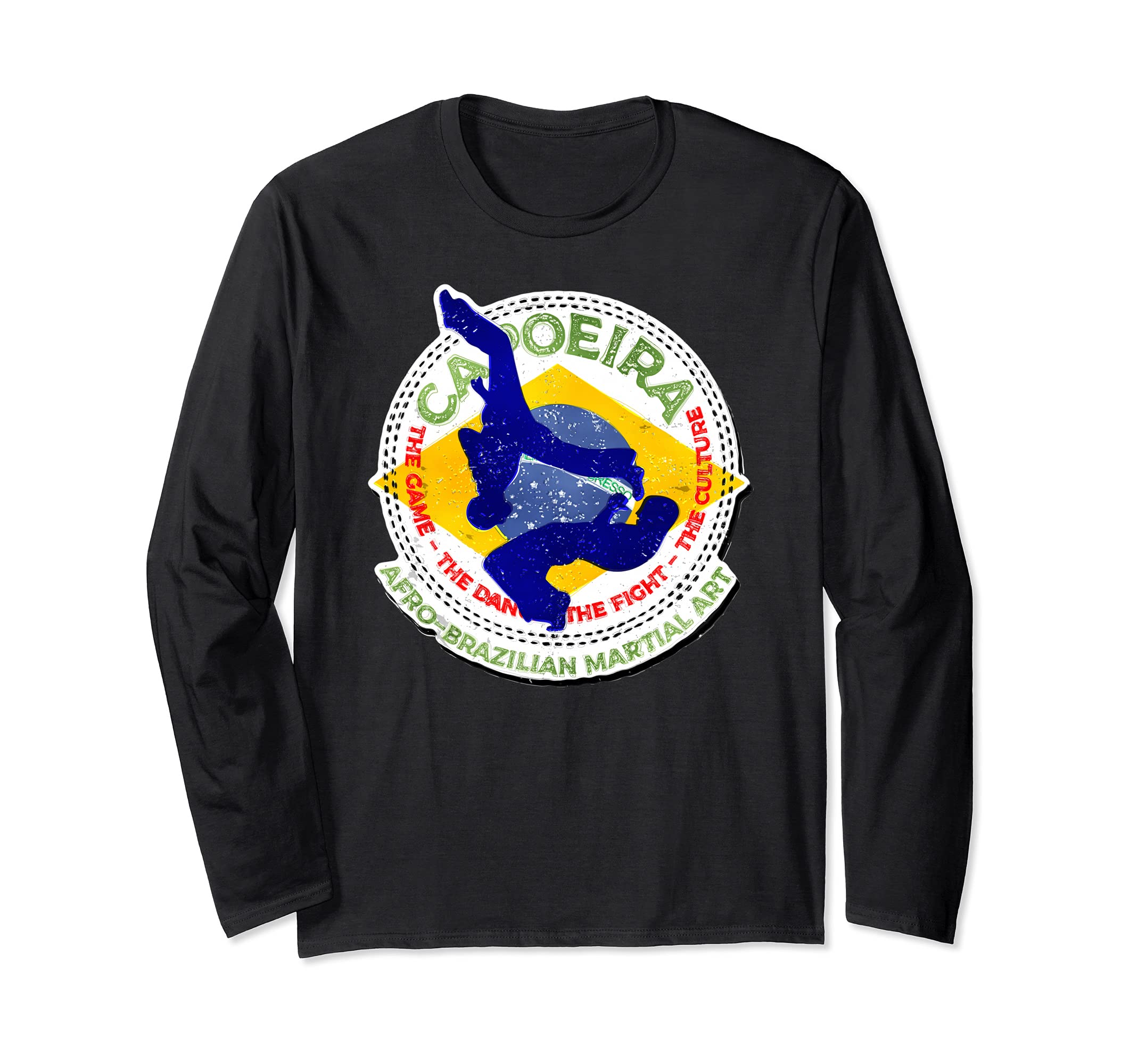 Capoeira Afro-Brazilian Martial Art Culture Sticker 1 - Fun Long Sleeve T-Shirt
