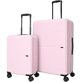 TRIPS AXIS 2-Piece Hardside 8-Wheel Spinner Luggage Set: 20" Carry-On &amp; 28" Checked Suitcase Size Luggage, Lilac