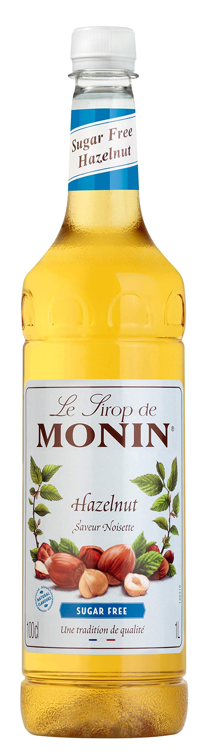 MONIN Premium Hazelnut Sugar Free Syrup 1 L- Buy Online in United Arab