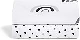 Snuz 2 Pack Fitted Sheets for SnuzPod 2-5 and Studio 44x80cm Jersey Cotton view 2