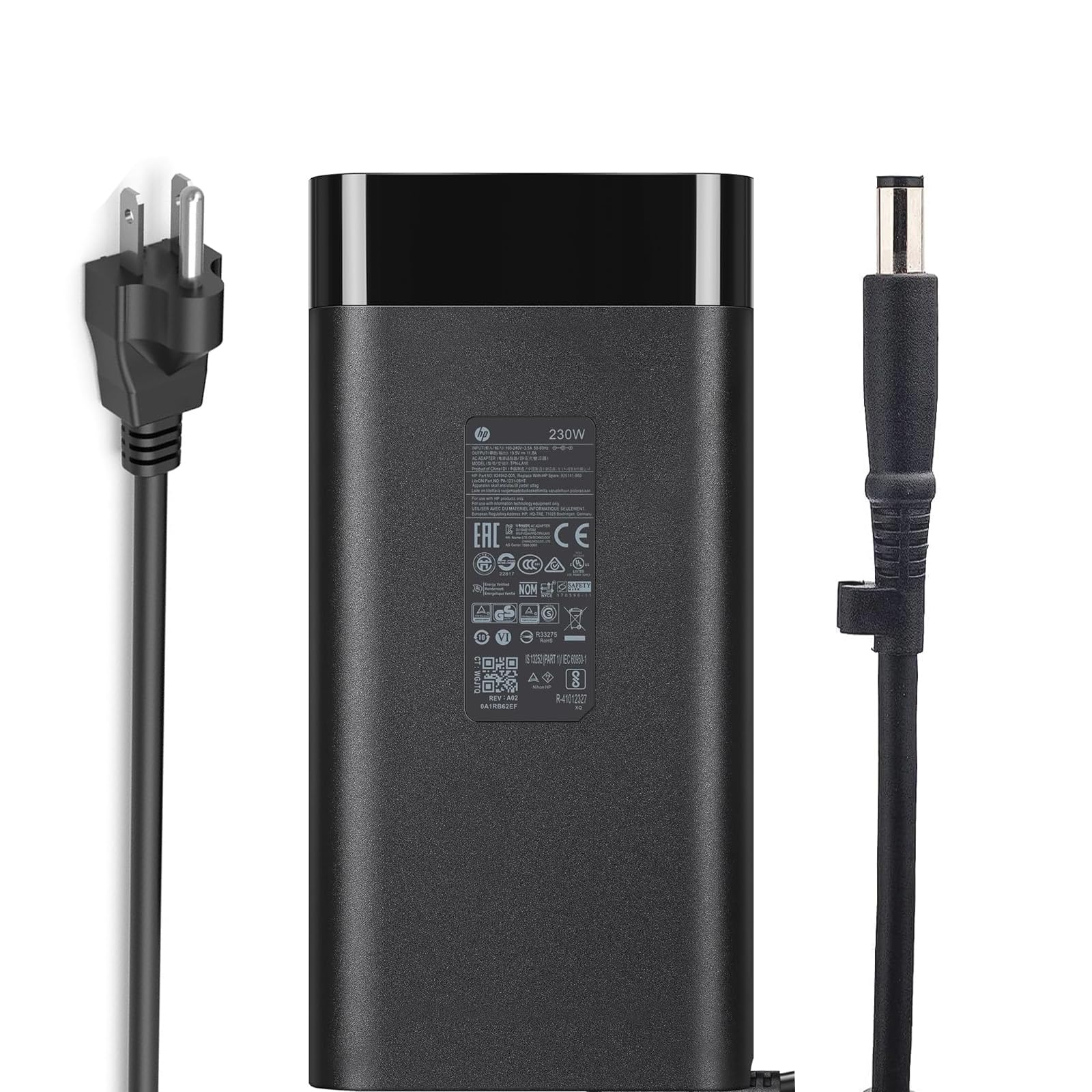 Photo 1 of 230W AC Power Adapter Charger Fit for HP Envy Omen ELITEBOOK ZBOOK 924942-001 925141-850 PA-1231-08HT HP17-AN012DX 19.5V 11.8A Laptop Power Supply