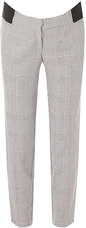 white ankle grazer trousers uk
