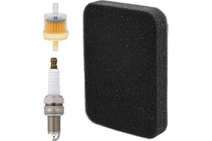FitBest Air Filter 17211-899-000 + Spark Plug + Fuel Filter for Generac GP5500 GP6500 GP7500 GP8000E RS5500, Honda GX240 GX270 GX390 Generators