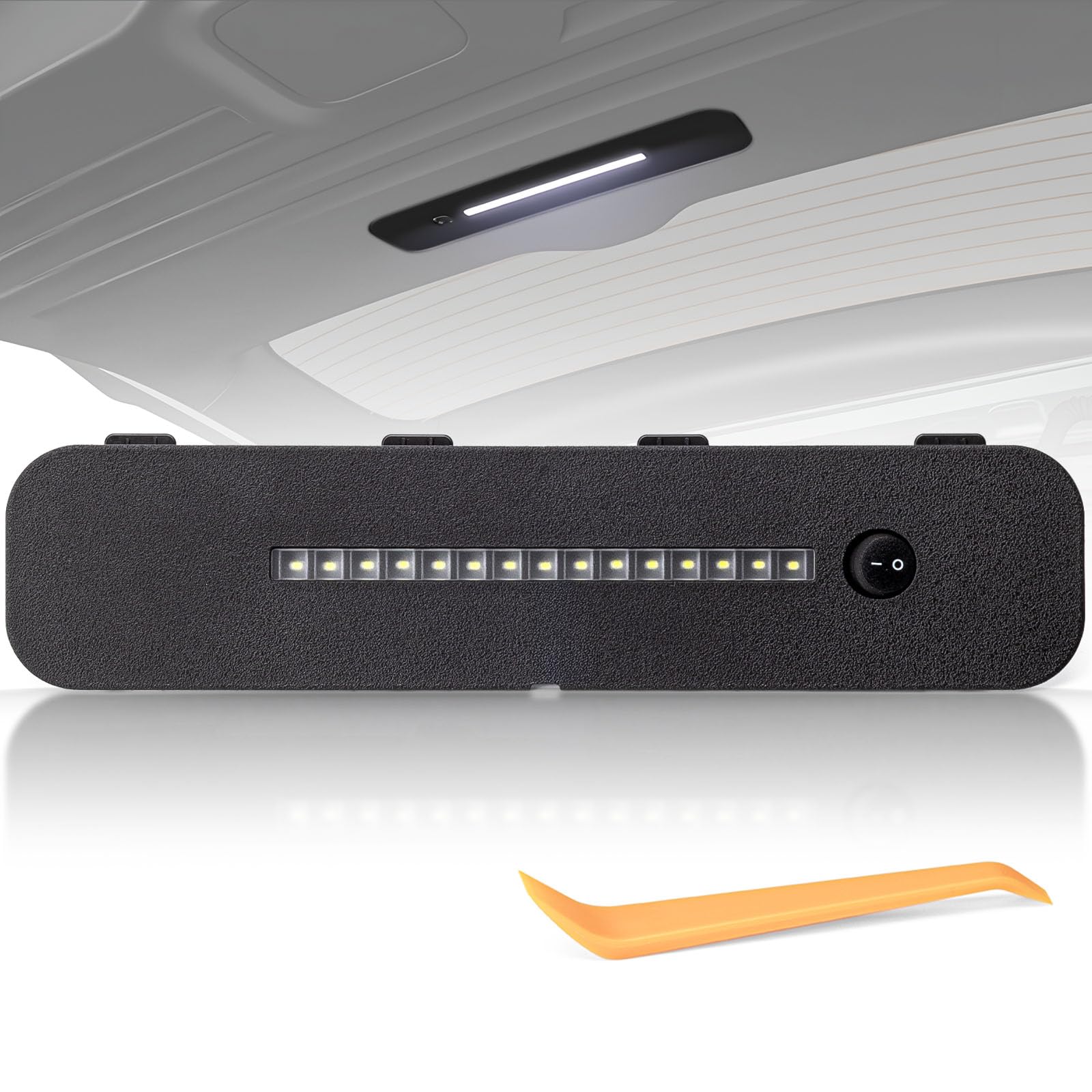 Photo 1 of 08V30-3BM-100 Rear Tailgate Cargo Light Assembly Compatible with Honda Passport 2026, Rear Cargo Area Interior Dome Light Replacement, Bright LED Utility Lamp Replace# 08V303BM100 PREO-PSS-030