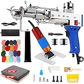 Kit de pistolet à touffetage pour tapis avec tondeuse à moquette, pistolet à touffetage 2 en 1 avec chiffon de touffetage, ki