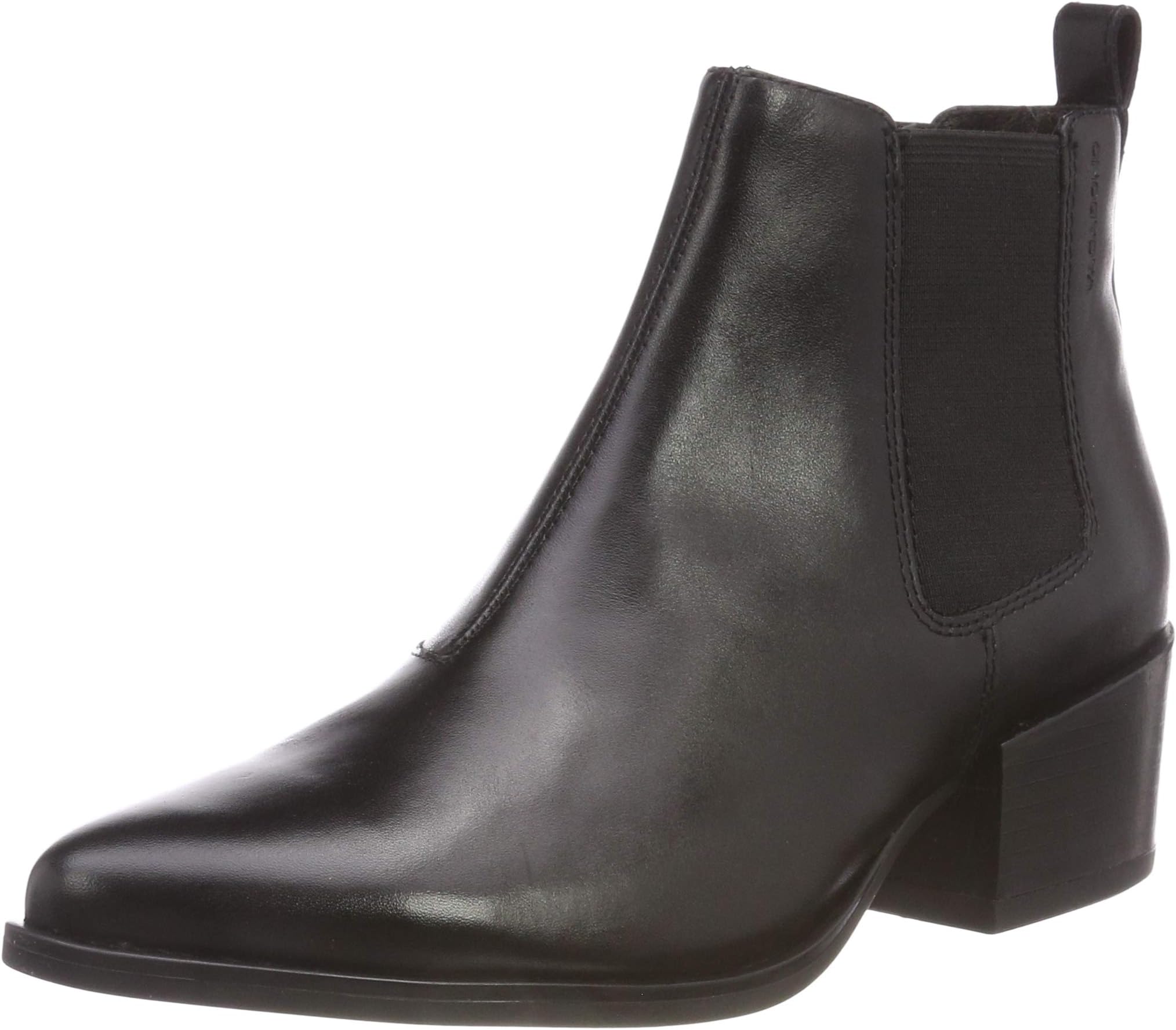 Womens Vagabond Marja Work Leather Shoes Casual Pointed Toe Ankle Boot