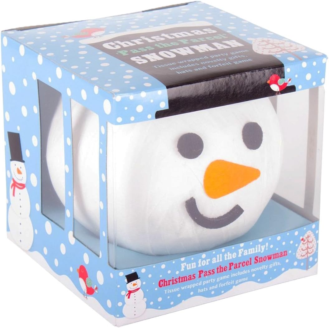 Amazon Com Familia De Novedad Navidad Juego Pasar El Paquete Muneco De Nieve Fiesta Juego 8 Premios Por Rsw Home Kitchen